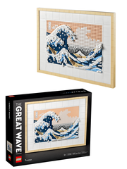 Конструктор Лего Art Большая волна в Канагаве | LEGO Art Hokusai – The Great Wave 31208, 1810 деталей (18+)