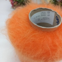 Кид мохер арт Aurora фабрика Ilaria 1000м/100гр Оранжевый 005018