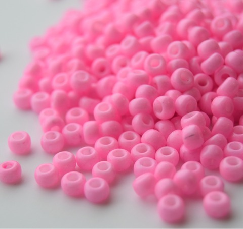 RR-0415 Бисер круглый Миюки 11/0 Розовый непрозрачный /Miyuki round 11/0 Opaque Pink