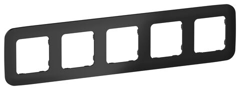 FLITE Рамка 5-мест. РУ-5-А-ФлЧ чер. IEK