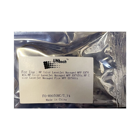 Чип для картриджа W9050MC черный для HP Color LJ Managed MFP E87640, E87650, E87660 (54K, со шлейфом ) UNItech (Apex)
