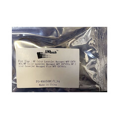 Чип для картриджа W9050MC черный для HP Color LJ Managed MFP E87640, E87650, E87660 (54K, со шлейфом ) UNItech (Apex)