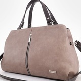 Сумка Саломея 198 македония тауп + шоколад