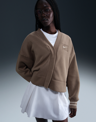 Толстовка женская NIKE W NSW PHNX FLC OOS GX CRDGN