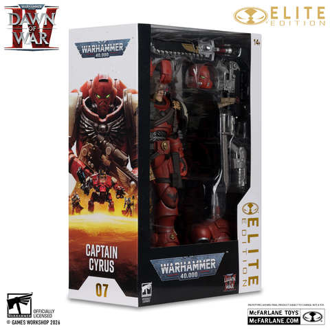 Фигурка Капитан Сайрус из игры Warhammer 40,000 Dawn of War 4