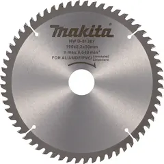 Пильный диск универсальный 190x30x2.2/1.4x60T Makita D-81387