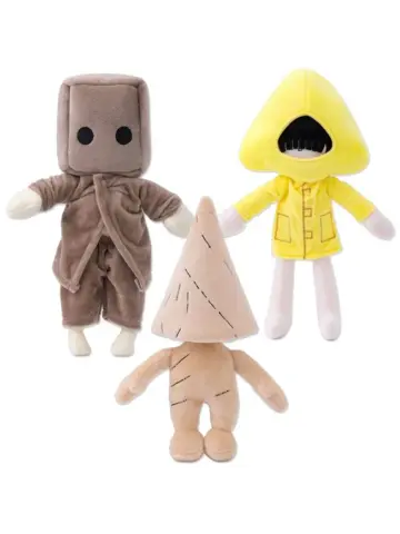 Игрушки мягкие Шестая Ном и Моно из игры Маленькие Кошмары