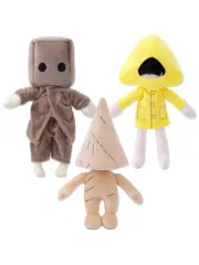 Игрушки мягкие Шестая Ном и Моно из игры Маленькие Кошмары