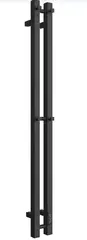 Полотенцесушитель электрический ДВИН X-2 Plaza neo 120/8 (К диммер квадрат Чёрный матовый)
