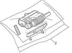 Ремкомплект подачи бумаги из лотка 1 Brother Paper feed kit 1 оригинальный D02AYJ001 — фото 2