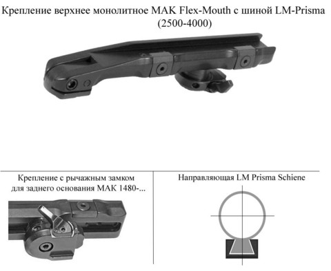 Крепление МАК на LM-Prisma (2500-4000)