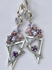 Семь сестер (серьги из серебра)
