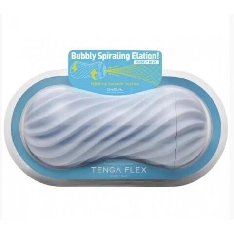 Мастурбатор Tenga Flex Bubbly Blue