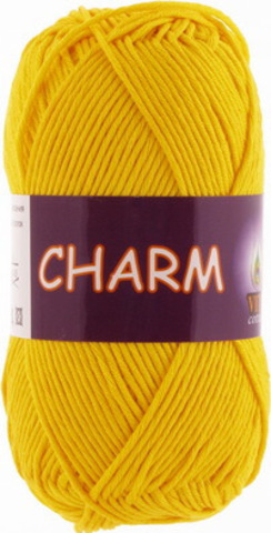 Пряжа Charm (Vita cotton) 4180 Желтый