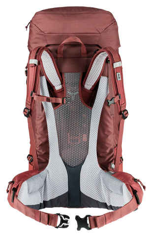 Картинка рюкзак туристический Deuter Futura Air Trek 55+10 SL redwood-lava - 2