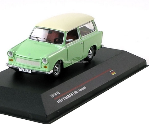 Trabant 601 Kombi pastel green-white 1965 IST015 IST Models 1:43