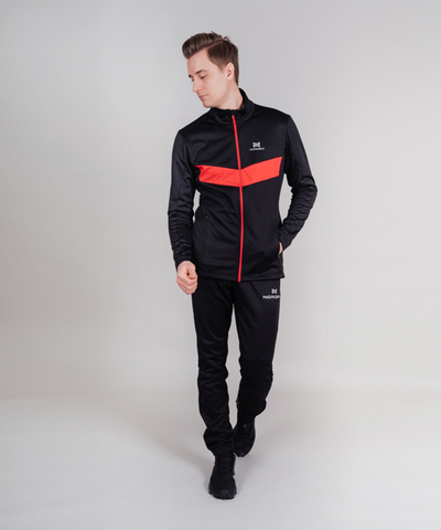 костюм NORDSKI Base Black/Red , размин