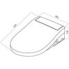 Am.Pm CCC7851WH Clean Care электронная крышка-биде