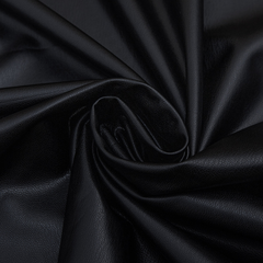 Кожа стрейч, 210 гр/м2, 140 см, чёрный