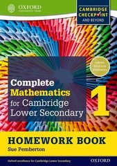 Mathematics for Cambridge Secondary 1, Homework Book 1 Oxford University Press