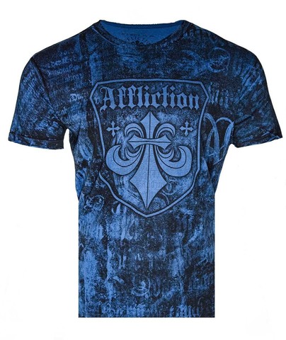 Affliction | Футболка мужская ST. PIERRE VS. KOSCHECK PROMO Tee A4097 перед