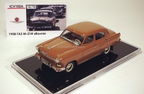 GAZ-21I Volga light brown Limited Edition of 75 1:43 ICV102A