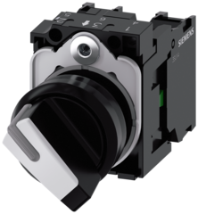 Поворотный переключатель с возможностью подсветки, 22mm, круглый, SIEMENS 3SU1100-2BF60-1MA0