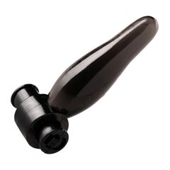 Дымчатая анальная мини-пробка с вибропулей Vibrating Bum Tickler Mini Anal Plug - 6,3 см. - 