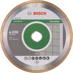 Алмазный отрезной круг по керамике Bosch Standard for Ceramic 200-25,4 2608602537