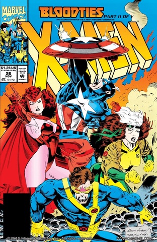 X-Men #26. Bloodties Part II of V (The X-Men/Avengers Crossover)