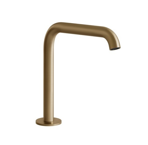 Gessi 54091#726 FLESSA Излив для раковины средний, Warm Bronze Br.