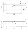 Cezares Акриловая ванна CEZARES PLANE MINI-160-70-42-W37, 160x70x42