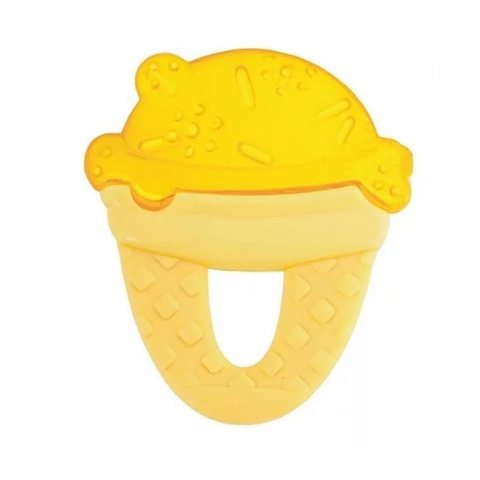 Прорезыватель-игрушка Fresh Relax "Мороженое",4мес.+ (желтое)