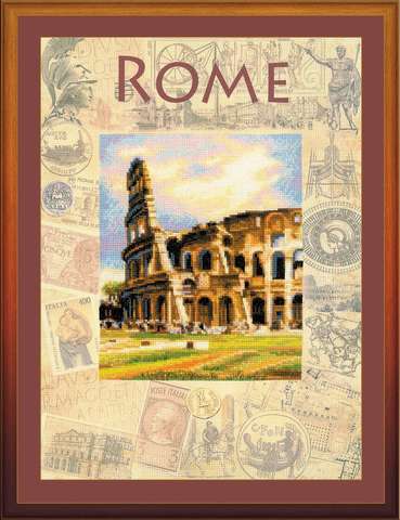 Набор для вышивания крестом «Города мира. Рим» (0026 РТ)