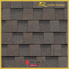 Гибкая черепица ТехноНиколь SHINGLAS Кантри Атланта 2,6м2 (Двухслойная)