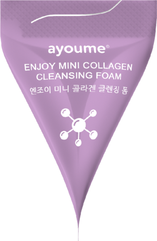 Ayoume Enjoy Mini Collagen Cleansing Foam Пенка для умывания с коллагеном