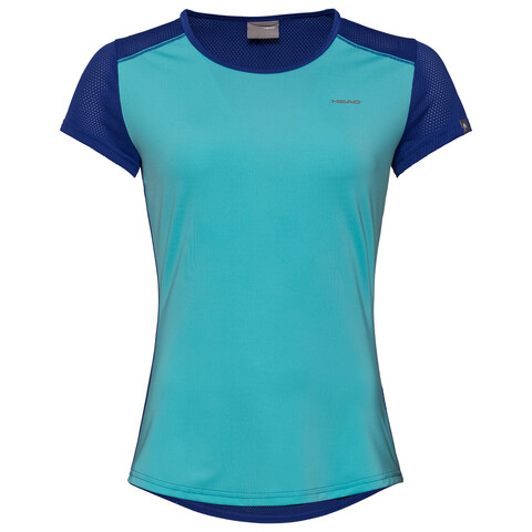 Женская теннисная футболка Head Sammy T-Shirt W - aqua/royal blue