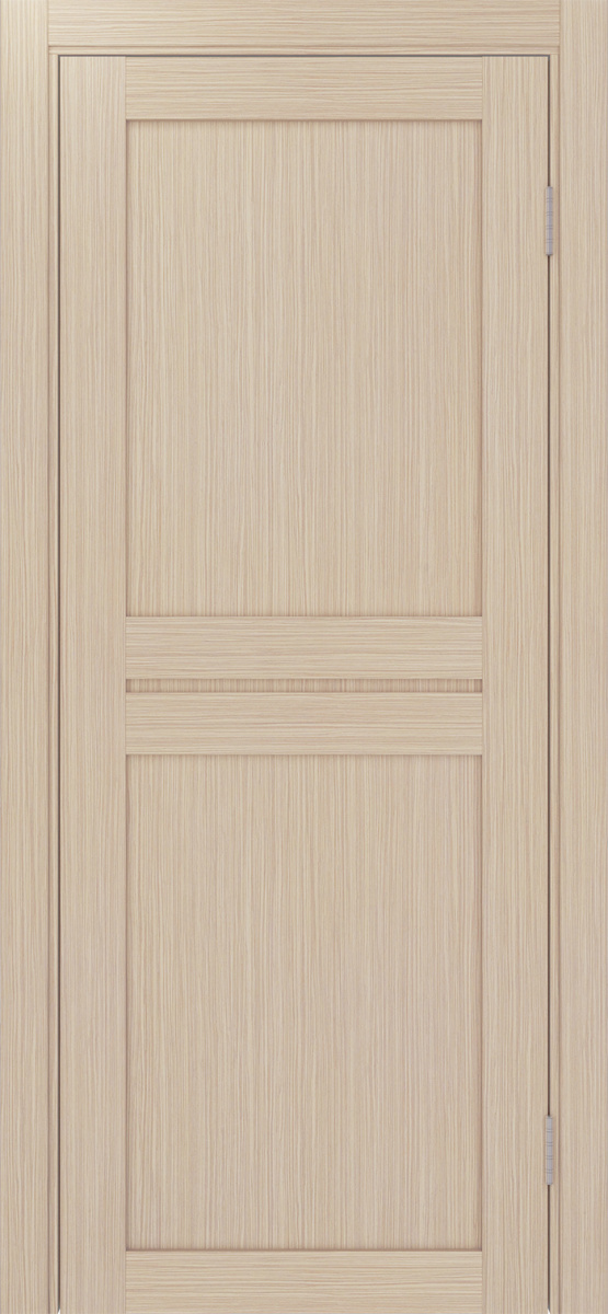 Дверь межкомнатная Оптима Порте Турин 520.111, цвет беленый дуб, экошпон, глухая