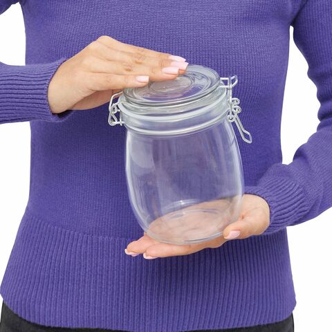 Стеклянная банка для хранения продуктов CLICKY L, объем ок. 750 ml
