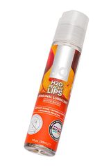 Лубрикант с ароматом персика JO Flavored Peachy Lips - 30 мл. - 