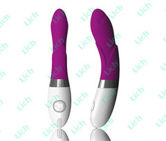 Фиолетовый вибратор украшенный лепестками Iris Deep Rose (LELO)