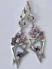Семь сестер (серьги из серебра)