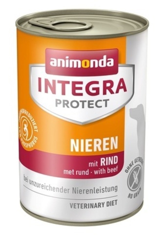 Animonda Integra Protect Renal консервы c говядиной для взр собак при хронич почеч недостаточ 400г