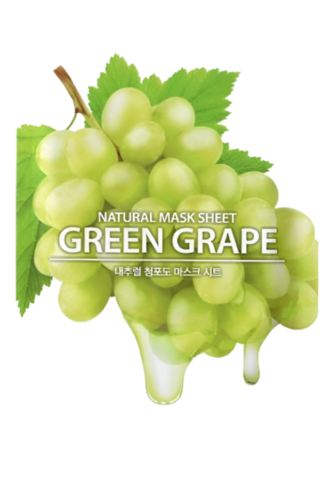 The Saem Natural Green Grape Mask Sheet Маска на тканевой основе для лица с экстрактом винограда