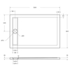 BelBagno TRAY-BB-DUE-AH-120/80-4-W0 TRAY-BB-DUE-AH-120/80-4-W0 Акриловый поддон без сифона