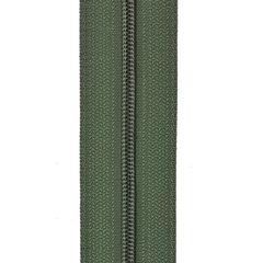 Молния спираль рулонная Т3, т.зелёный