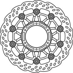 Диск тормозной передний CBR/CB
