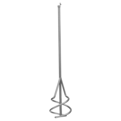 84770 Миксер для строительных смесей, 60х8х400мм, шестигранный хвостовик Сибртех