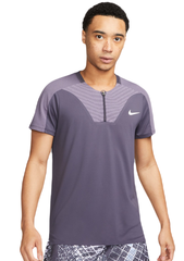 Поло теннисное Nike Dri-Fit Advantage Slam Tennis Polo - gridiron/white