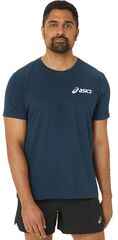 Теннисная футболка Asics Chest Logo Short Sleeve T-Shirt - french blue/briliant white
